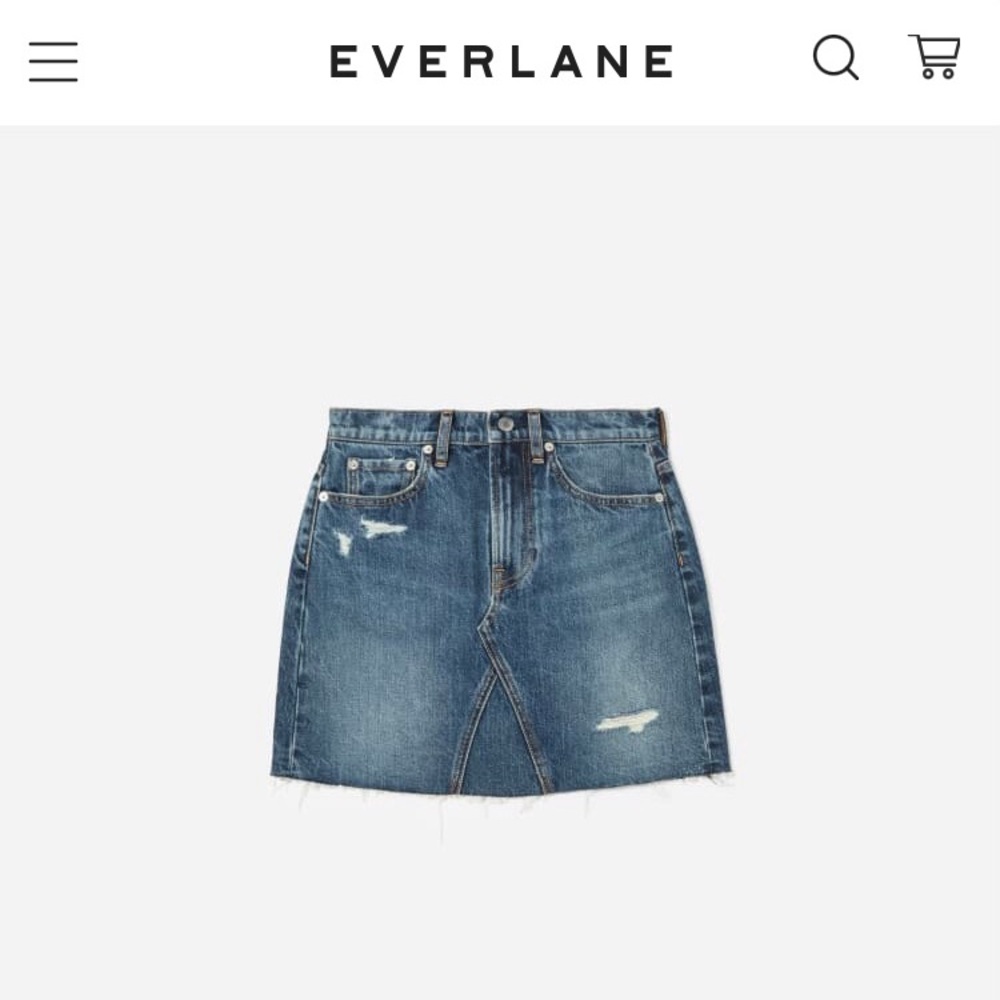 Everlane | The Denim Reconstructed Skirt